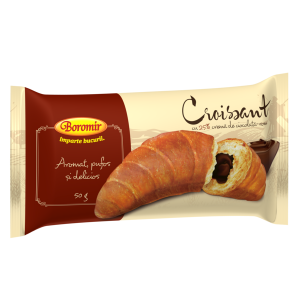 Poza 1 Croissant Boromir Ciocolata Rom 60g
