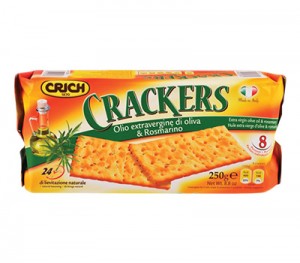 Poza 1 Biscuiti Crackers Ulei Masline si Rozmarin Crich 250g