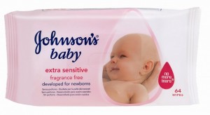 Poza 1 Servetele Umede Johnson's Baby Extra Sensitive 64buc