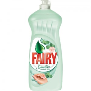 Poza 1 Detergent Lichid Spalat Vase Fairy Ceai si Menta 1L