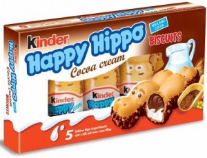 Poza 1 Napolitana Kinder Happy Hippo 103g