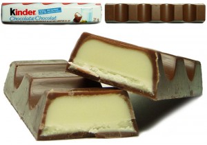 Batoane Ciocolata cu Crema Lapte Kinder 50g