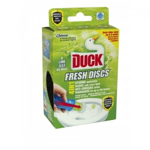 Poza 1 Discuri Gel pentru Toaleta Duck Fresh Discs Lime 6x6ml